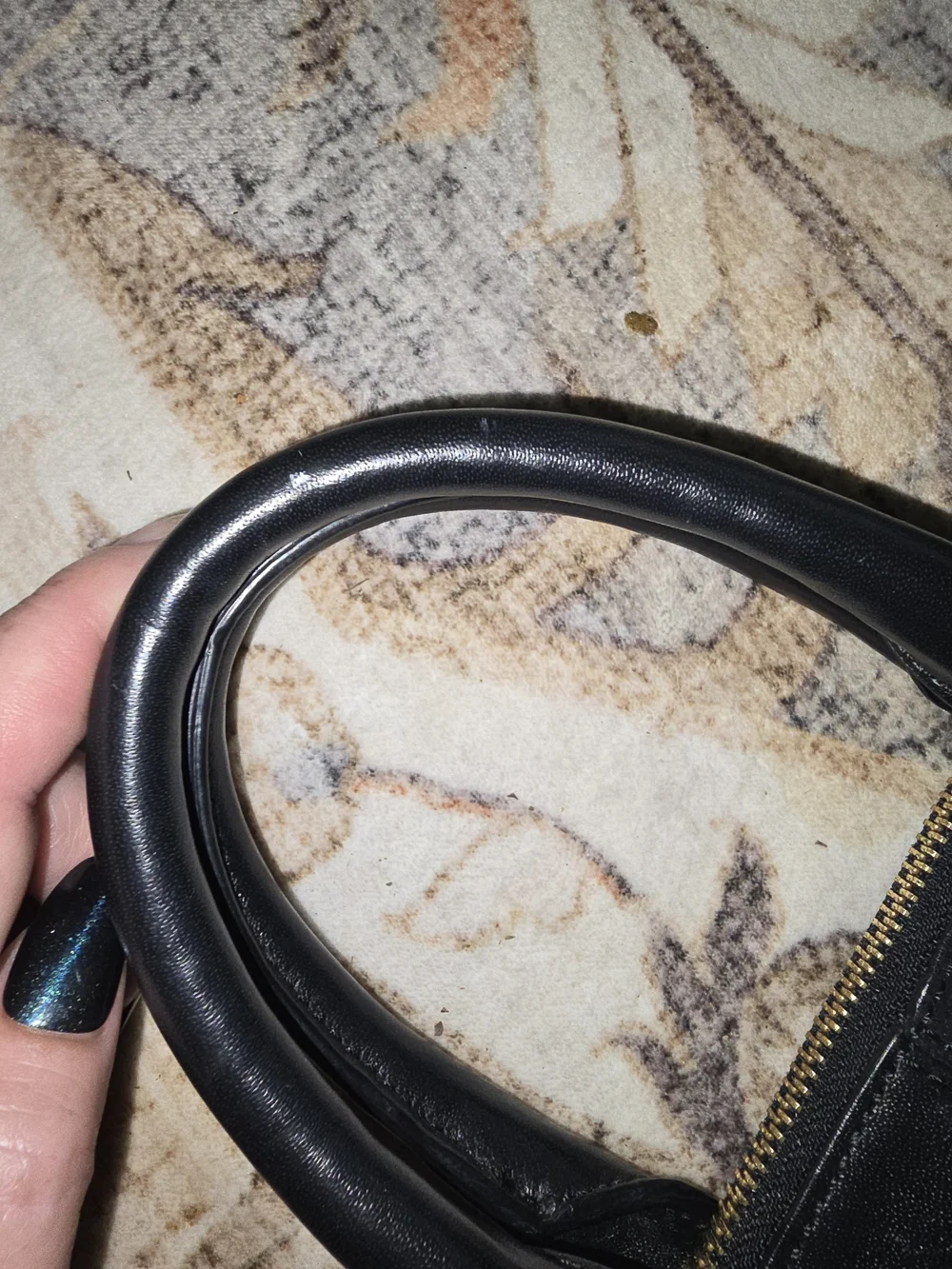 Tory Burch Natalie Leather And Suede Sachel